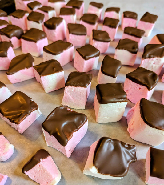 Chocolate Dipped Marshmallows